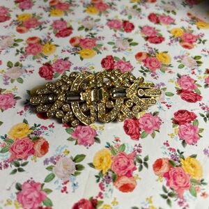 Beautiful Vintage Broach-Shoe Clips